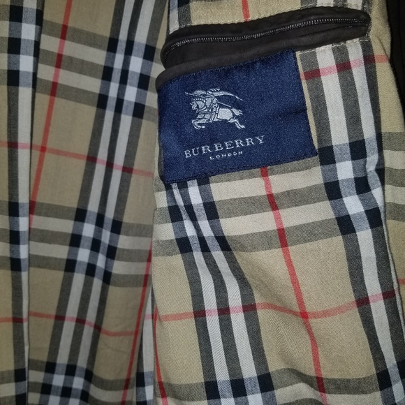 Men's Burberry brown suede leather jacket size XL - Picture 3 of 10